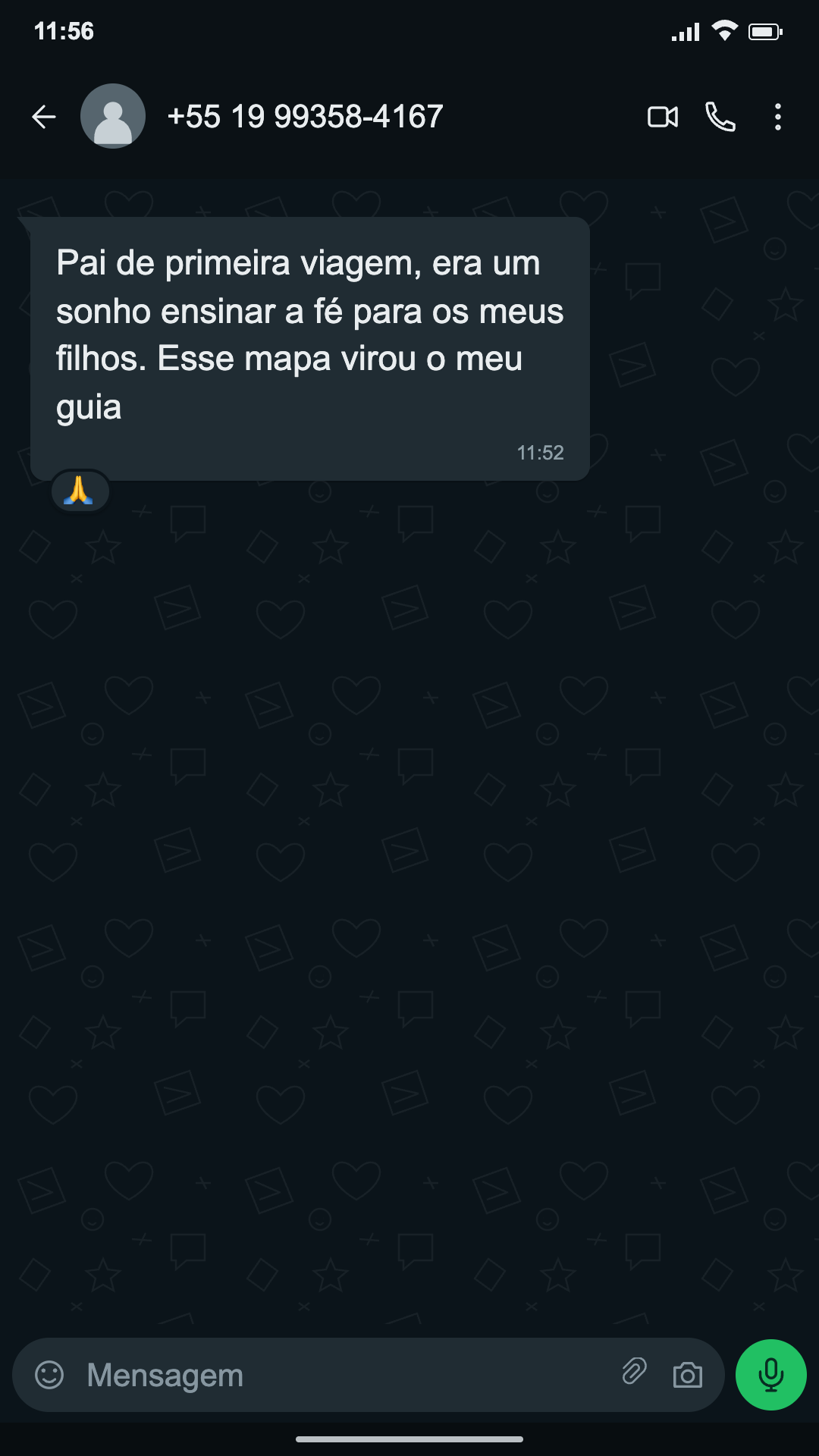 Depoimento sobre o Mapa do Catecismo — cliente 4